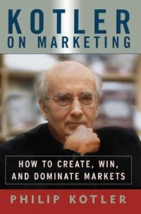 Book Cover for Kotler on Marketing by Ernest Hemingway