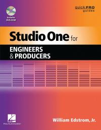 Book Cover for Studio One for Engineers and Producers by William Edstrom