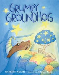 Book Cover for Grumpy Groundhog by Maureen Wright