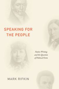 Book Cover for Speaking for the People by Mark Rifkin