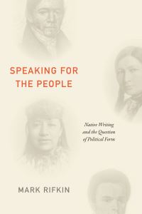 Book Cover for Speaking for the People by Mark Rifkin