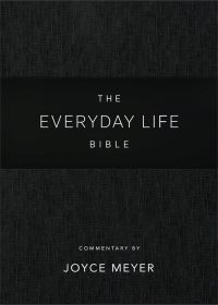 Book Cover for Everyday Life Bible: Black LeatherLuxe® by Joyce Meyer
