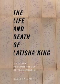 Book Cover for The Life and Death of Latisha King by Gayle Salamon