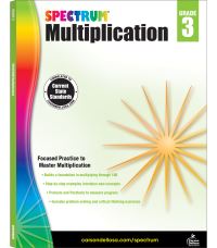 Book Cover for Multiplication Workbook, Grade 3 by Spectrum