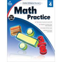 Book Cover for Math Practice, Grade 4 by Carson Dellosa Education