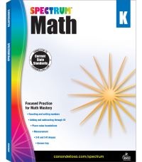 Book Cover for Spectrum Math Workbook, Grade K by Spectrum, Carson Dellosa Education