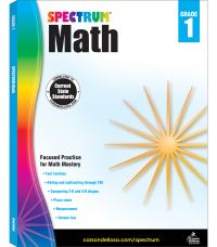 Book Cover for Spectrum Math Workbook, Grade 1 by Spectrum