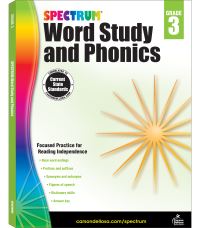 Book Cover for Spectrum Word Study and Phonics, Grade 3 by Spectrum
