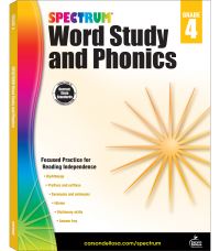 Book Cover for Spectrum Word Study and Phonics, Grade 4 by Spectrum