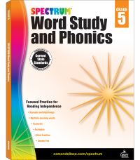 Book Cover for Spectrum Word Study and Phonics, Grade 5 by Spectrum