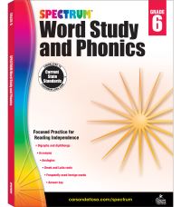 Book Cover for Spectrum Word Study and Phonics, Grade 6 by Spectrum