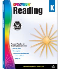 Book Cover for Spectrum Reading Workbook, Grade K by Spectrum