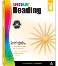 Book Cover for Spectrum Reading Workbook, Grade 4 by Spectrum