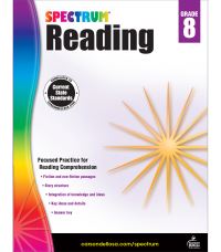 Book Cover for Spectrum Reading Workbook, Grade 8 by Spectrum