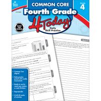 Book Cover for Common Core Fourth Grade 4 Today by Carson Dellosa Education