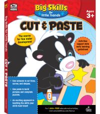 Book Cover for Cut & Paste, Ages 3 - 5 by Thinking Kids, Carson Dellosa Education