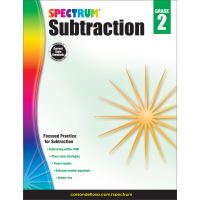 Book Cover for Subtraction, Grade 2 by Spectrum, Carson Dellosa Education