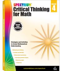 Book Cover for Spectrum Critical Thinking for Math, Grade 4 by Spectrum