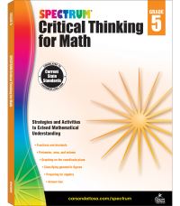 Book Cover for Spectrum Critical Thinking for Math, Grade 5 by Spectrum