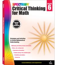 Book Cover for Spectrum Critical Thinking for Math, Grade 6 by Spectrum