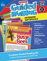 Book Cover for Guided Reading. Determine Importance, Grades 3-4 by Natalie Rompella