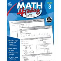 Book Cover for Math 4 Today, Grade 3 by Carson Dellosa Education