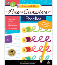 Book Cover for Trace With Me Pre-Cursive Practice by Thinking Kids, CarsonDellosa Publishing
