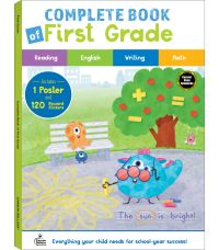 Book Cover for Complete Book of First Grade by Carson Dellosa Education