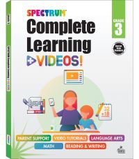 Book Cover for Spectrum Complete Learning + Videos Workbook by Spectrum, Carson Dellosa Education