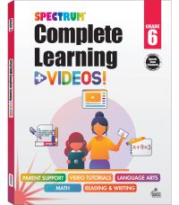 Book Cover for Spectrum Complete Learning + Videos Workbook by Spectrum, Carson Dellosa Education