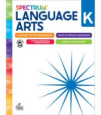 Book Cover for Spectrum Language Arts Workbook, Grade K by Spectrum, Carson Dellosa Education