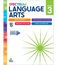 Book Cover for Spectrum Language Arts Workbook, Grade 3 by Spectrum, Carson Dellosa Education
