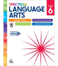 Book Cover for Spectrum Language Arts Workbook, Grade 6 by Spectrum, Carson Dellosa Education, Biddle