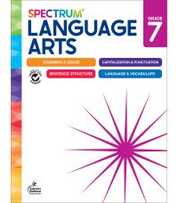 Book Cover for Spectrum Language Arts Workbook, Grade 7 by Spectrum, Carson Dellosa Education