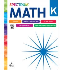 Book Cover for Spectrum Math Workbook, Grade K by Spectrum, Carson Dellosa Education