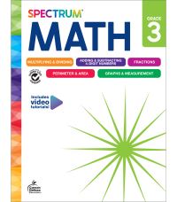 Book Cover for Spectrum Math Workbook, Grade 3 by Spectrum, Carson Dellosa Education