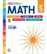 Book Cover for Spectrum Math Workbook, Grade 5 by Spectrum, Carson Dellosa Education