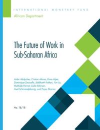 Book Cover for The Future of Work in Sub-Saharan Africa by International Monetary Fund