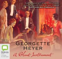 Book Cover for A Blunt Instrument by Georgette Heyer