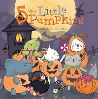 Book Cover for 5 Very Little Pumpkins by Holly Weane