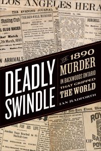 Book Cover for Deadly Swindle by Ian Walter Radforth
