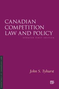 Book Cover for Canadian Competition Law and Policy by John Tyhurst