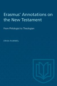 Book Cover for Erasmus' Annotations on the New Testament by Erika Rummel