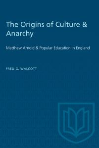 Book Cover for The Origins of Culture & Anarchy by Fred G Walcott