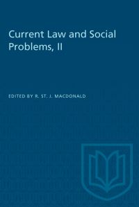 Book Cover for Current Law and Social Problems, II by Ronald MacDonald