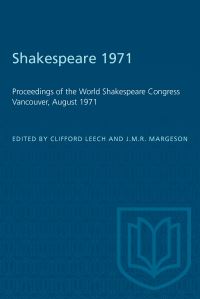 Book Cover for Shakespeare 1971 by Clifford Leech, John Margeson