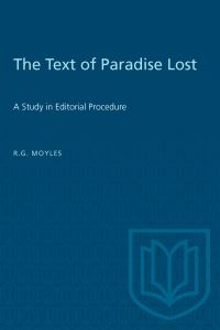 Book Cover for The Text of Paradise Lost by RG Moyles
