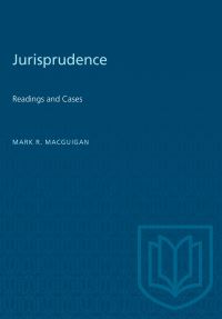 Book Cover for Jurisprudence by Mark MacGuigan
