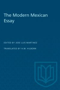 Book Cover for The Modern Mexican Essay by Jose Luis Martinez, HW Hilborn