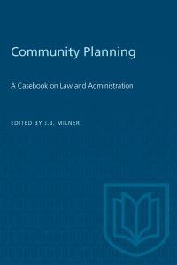 Book Cover for Community Planning by JB Milner